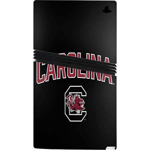 University of South Carolina Athletic Text & Logo PS5 Pro Console Skin